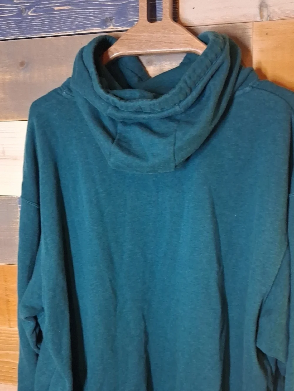 Nike Womens Teal Oversized Hoodie 1X